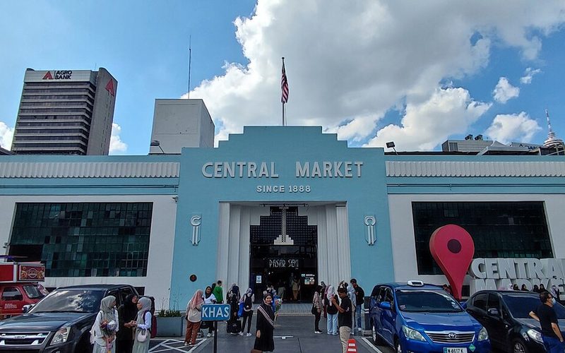 Central Market Kuala Lumpur art-deco facade